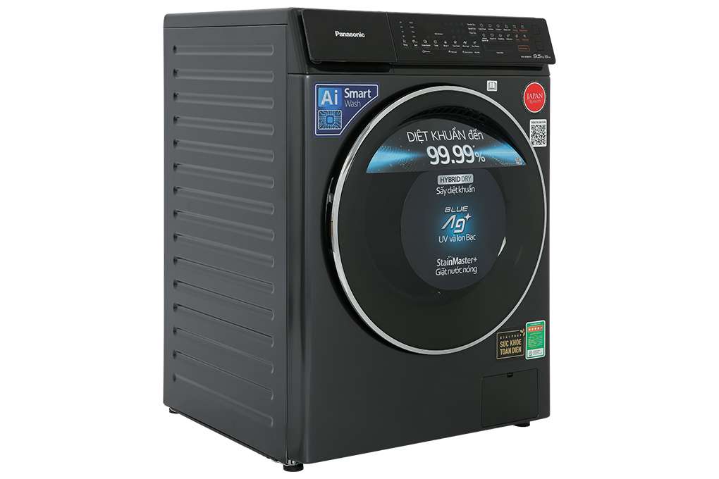 Máy giặt sấy Panasonic Inverter giặt 9.5kg - sấy 6kg NA-S956FR1BV